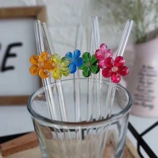 نی شربت شیشه ایی یک بسته