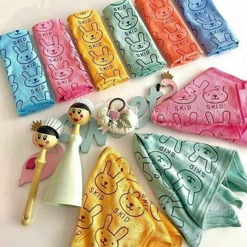 دستمال خرگوش 40در40 سه تایی
