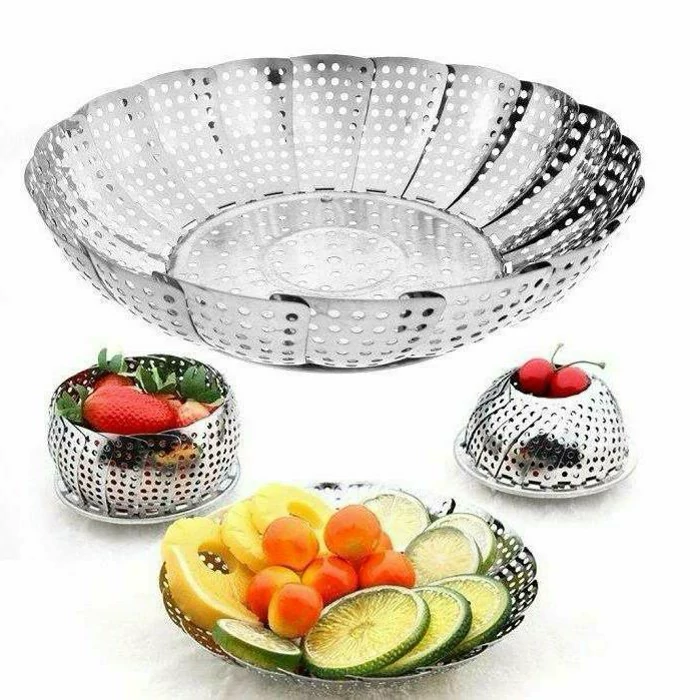 بخارپز استیل تاشو یک عددی