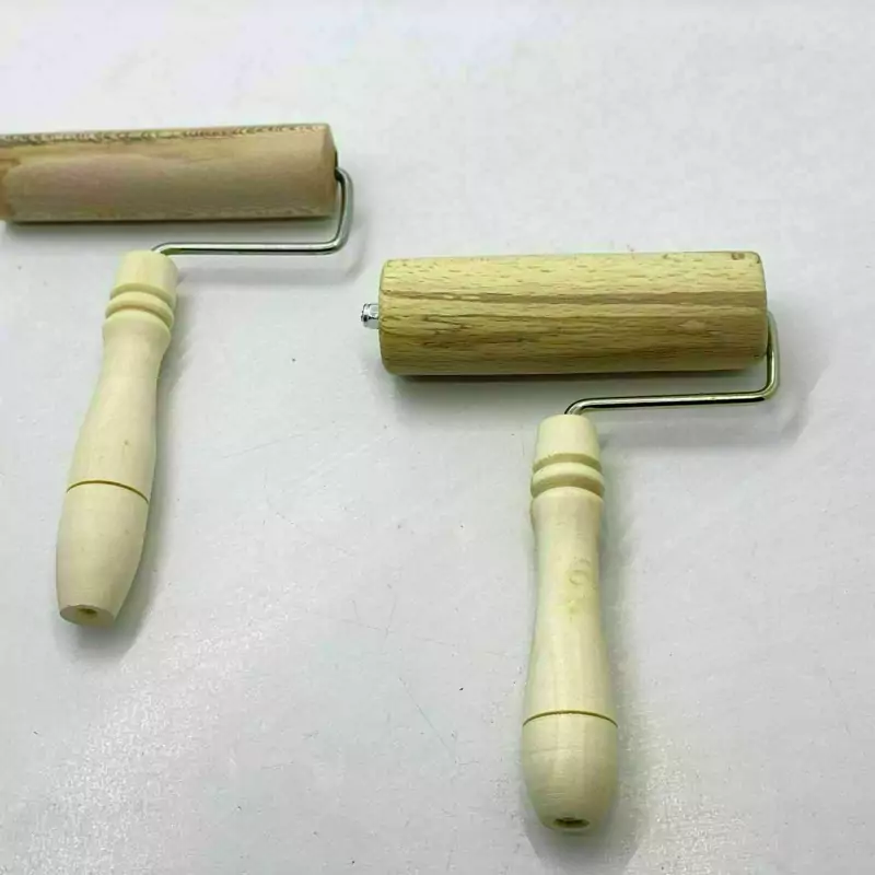 وردنه غلطکی چوبی یک عددی
