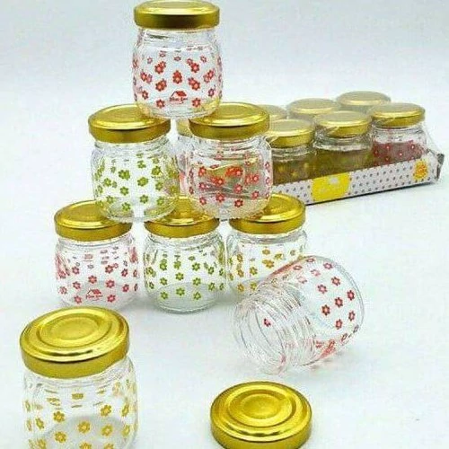 بانکه نقلی شیشه ای هشت عددی عددی
