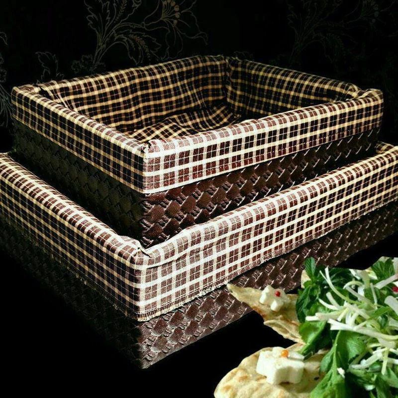 سبد چرمی جفتی