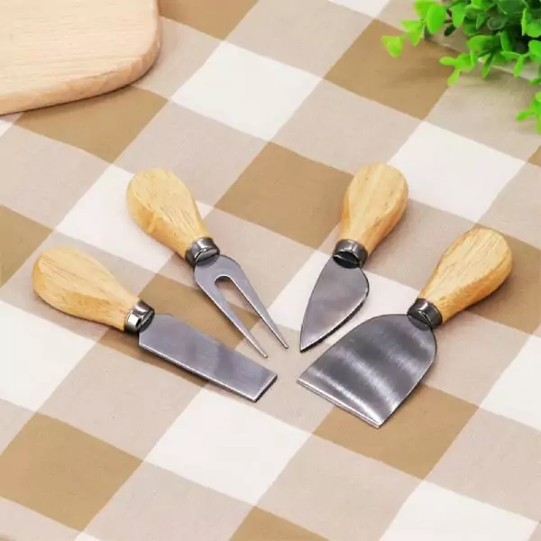 ست کامل کارد مخصوص پنیر خوری 4 عددی