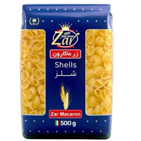 ماکارونی فرمی ساز زر وزن 500 گرم خوشمزه و لذیذ