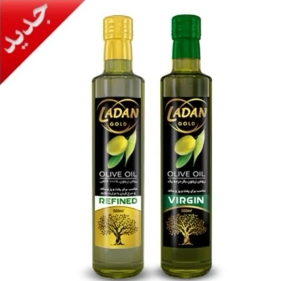 روغن زیتون بدون بو و بابو لادن طلایی وزن 250 میلی لیتر