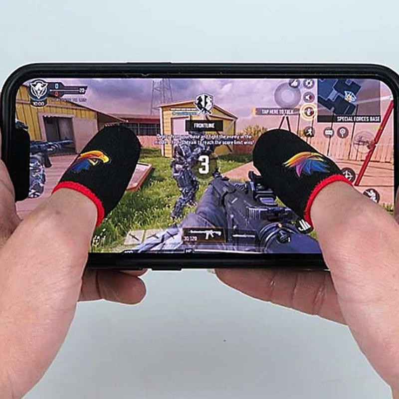 آستین کنترل کننده انگشتی عرق گیر گیمینگ اورجینال درچندطرح زیباMEMO Gaming  Sleve کد