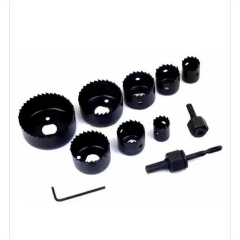 مته گردبرشیشه فلز چوب مجموعه11عددی کیفیت عالی
