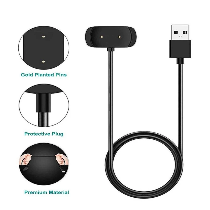 کابل شارژ مغناطیسی ساعت هوشمند شیائومی Amazfit BIP U PRO موجود است