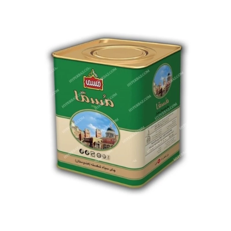چای مسما کلکته قوطی فلزی سبز اصلی وزن 450گرم