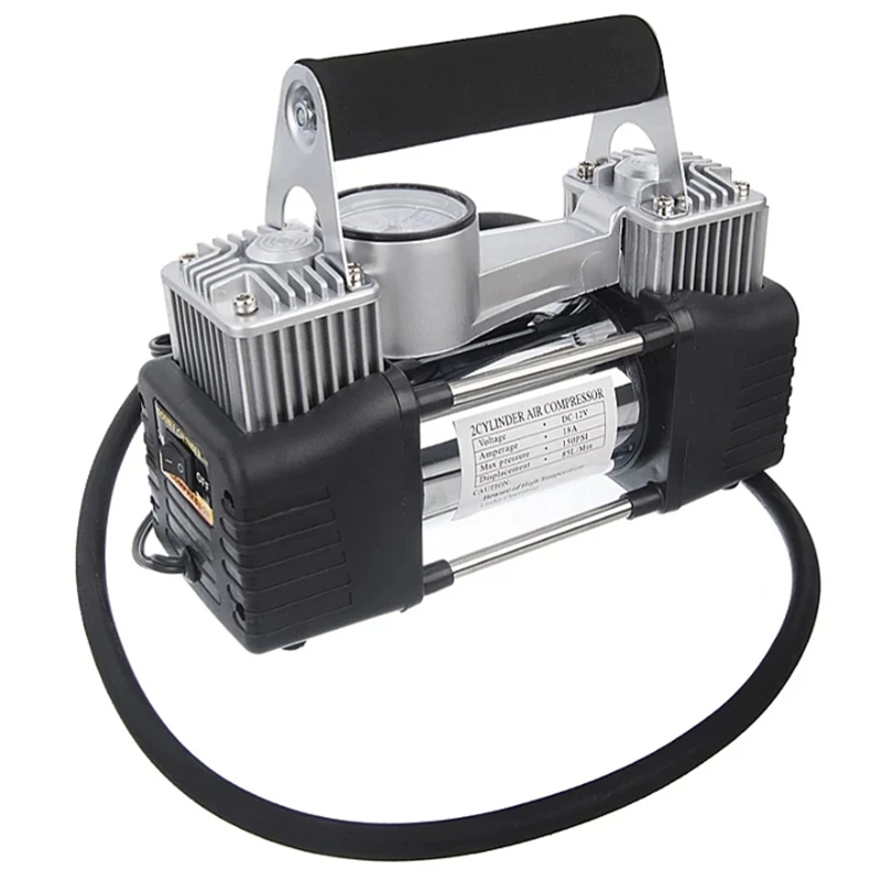 کمپرسور باد فندکی قوی خودرو دو سیلندر 2Cylinderair compressor4