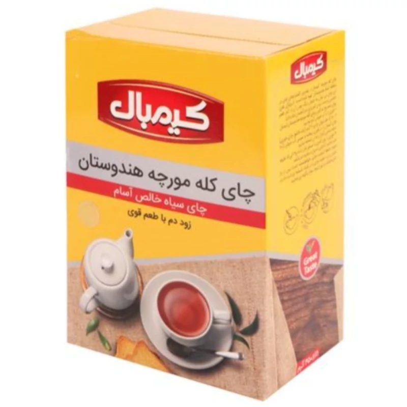 چای هندوستان خوشمزه و خوش رنگ وزن 450گرم کیمبال موجوده