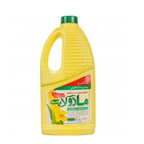 روغن پخت و پز مخلوط کنجد ذرت مازولایت اصلی 1.5 لیتر