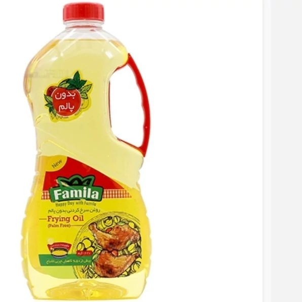 روغن مخصوص سرخ کردنی بدون پالم فامیلا وزن 2 لیتری