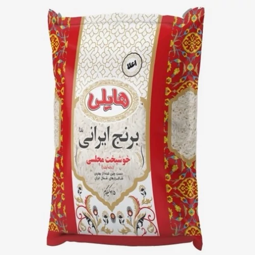 برنج ایرانی اعلاء هایلی وزن 4.5 کیلوگرم کیفیت عالی