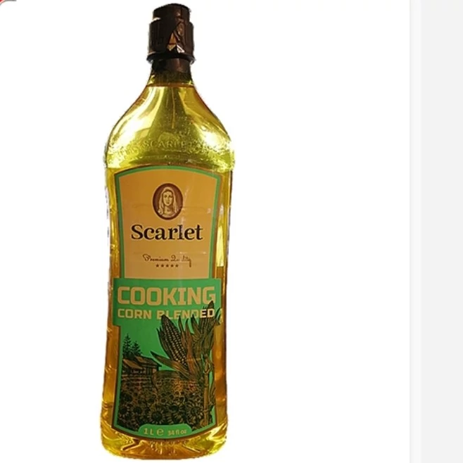 روغن پخت و پز ذرت اسکارلت وزن 1 لیتر اصلی کیفیت عالی