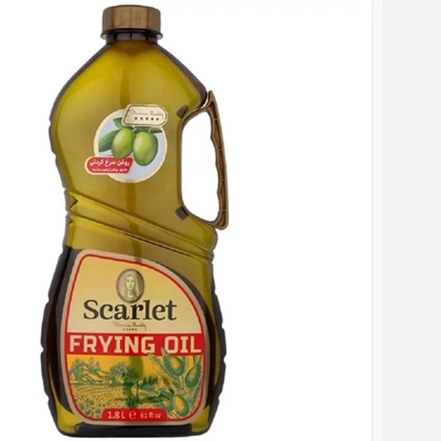 روغن سرخ کردنی زیتون اسکارلت وزن  1.5 لیتری کیفیت عالی بدون بو