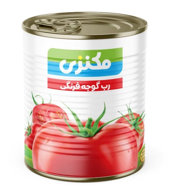 رب گوجه فرنگی مکنزی مقدار 800 گرم تاریخ جدید
