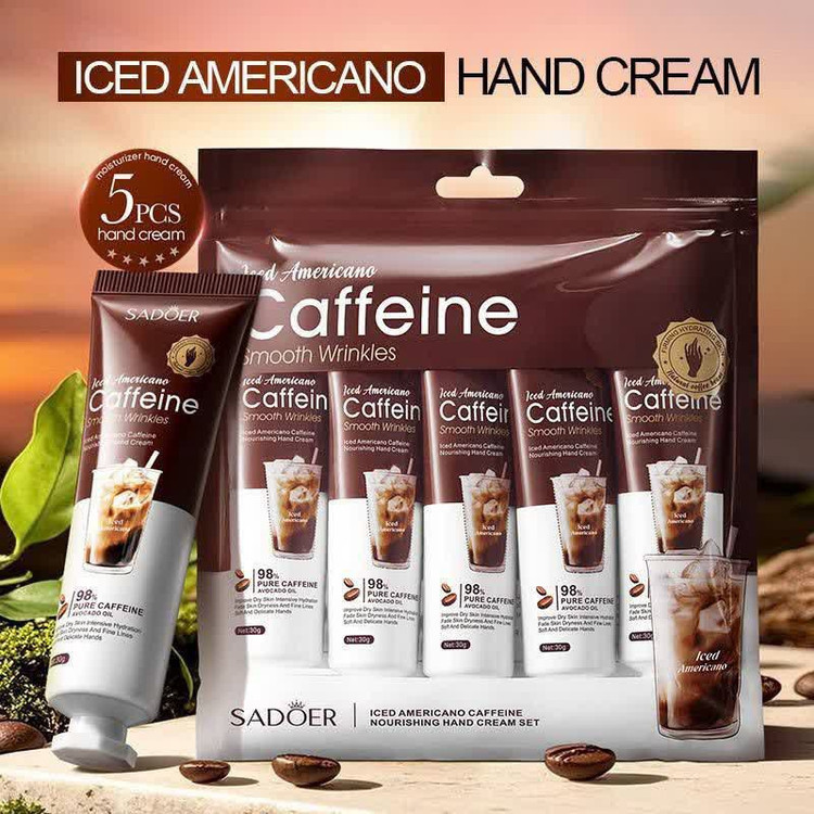 کرم مرطوب کننده و معطر کافئین بسته 5عددی